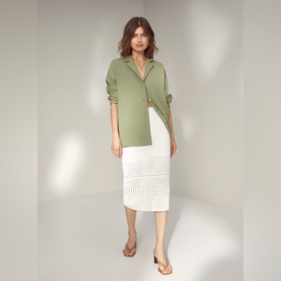 Wilfred Heirloom knit crochet skirt (in BLACK) - Picture 1 of 6